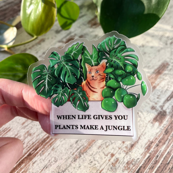 Sticker - make a jungle - wearequiethumans