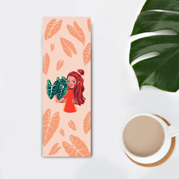 Lesezeichen mit Alocasia Frydek - wearequiethumans