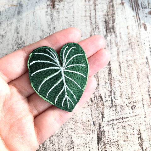 Philodendron Gloriosum Patch - zum Aufnähen oder Aufbügeln - wearequiethumans